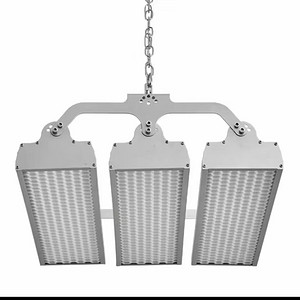 Anti-glare badminton court lighting