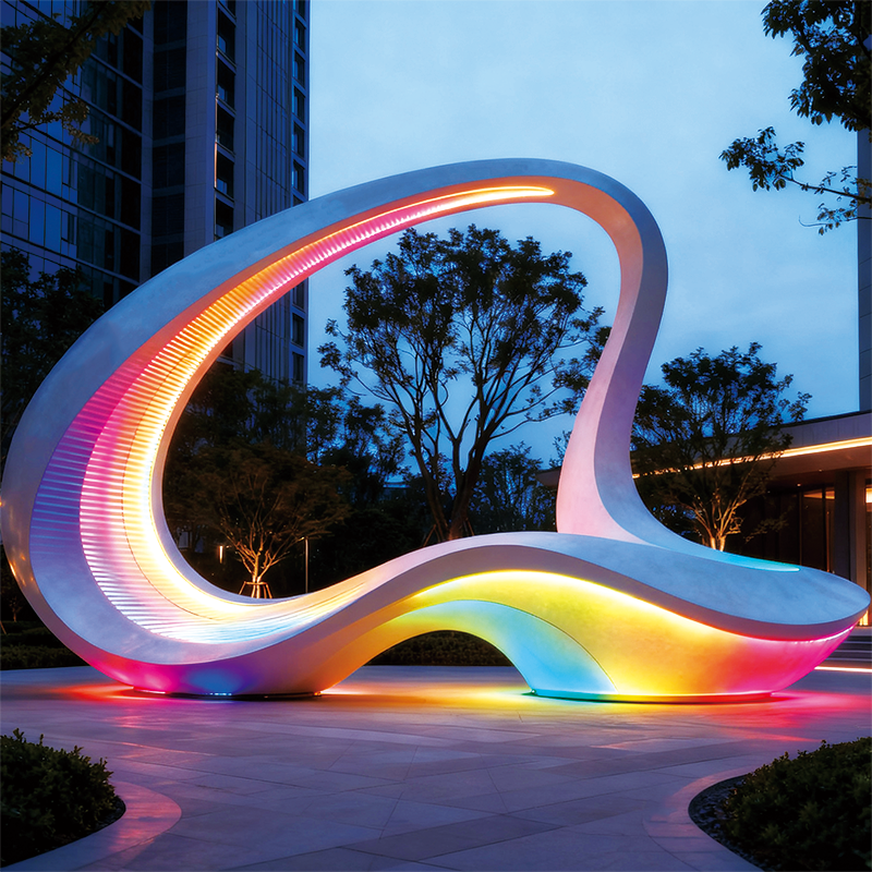 星溪律动之环景观装饰装置适合广场、公园、旅游景区、游乐场等地