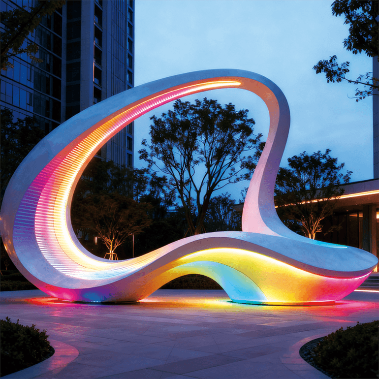 星溪律动之环景观装饰装置适合广场、公园、旅游景区、游乐场等地