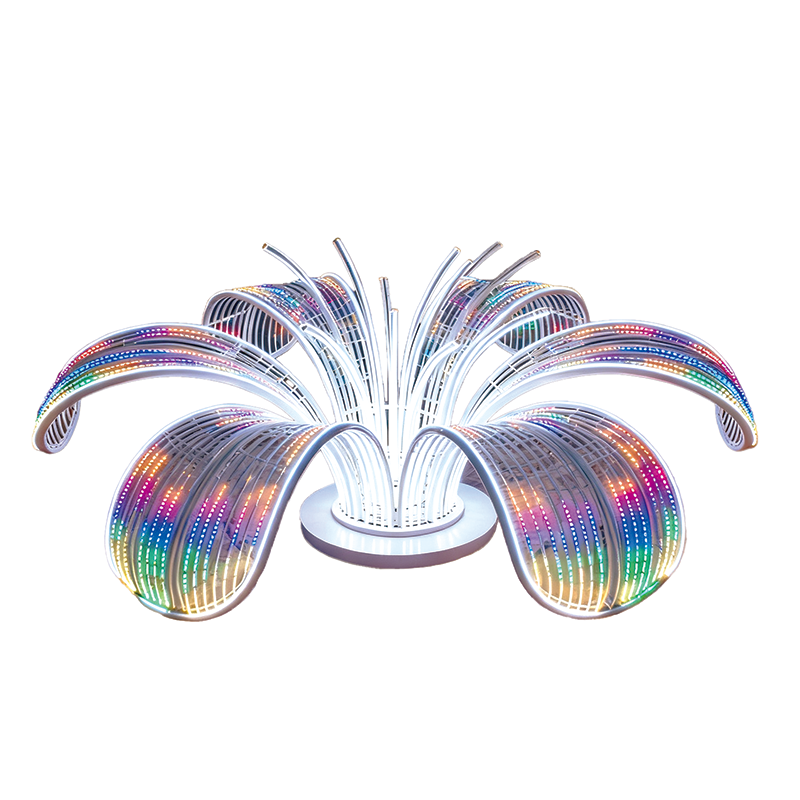 灵动花瓣造型搭配炫