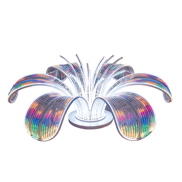 灵动花瓣造型搭配炫