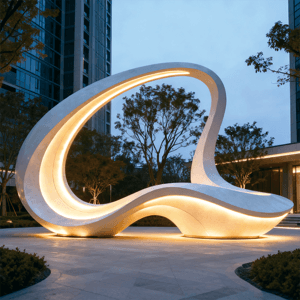 星溪律动之环景观装饰装置适合广场、公园、旅游景区、游乐场等地