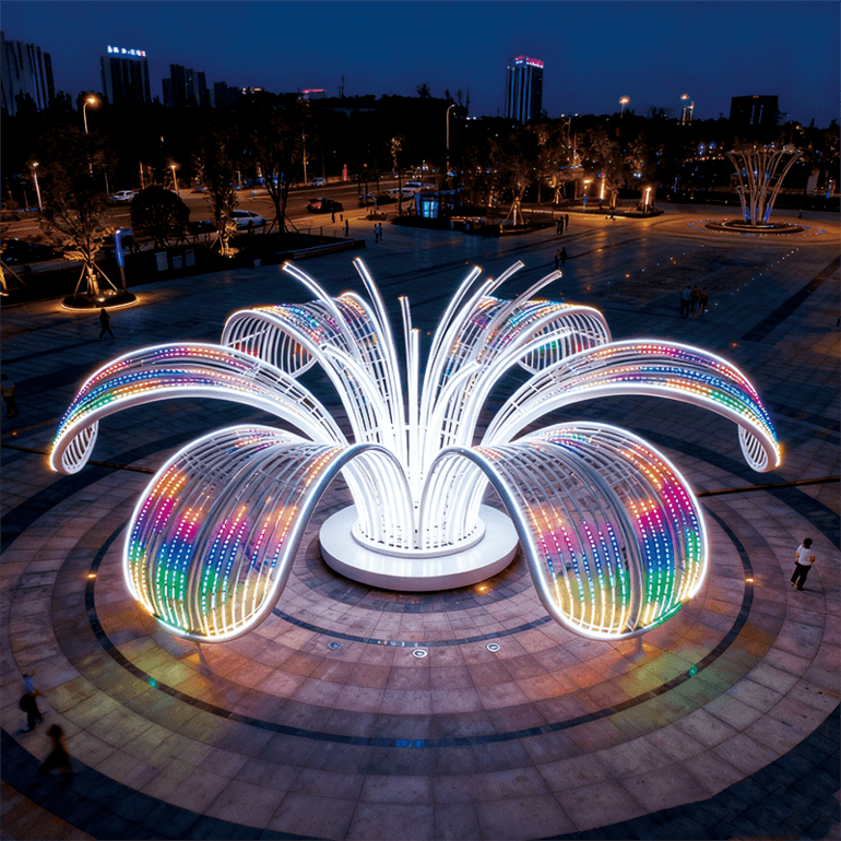 灵动花瓣造型搭配炫