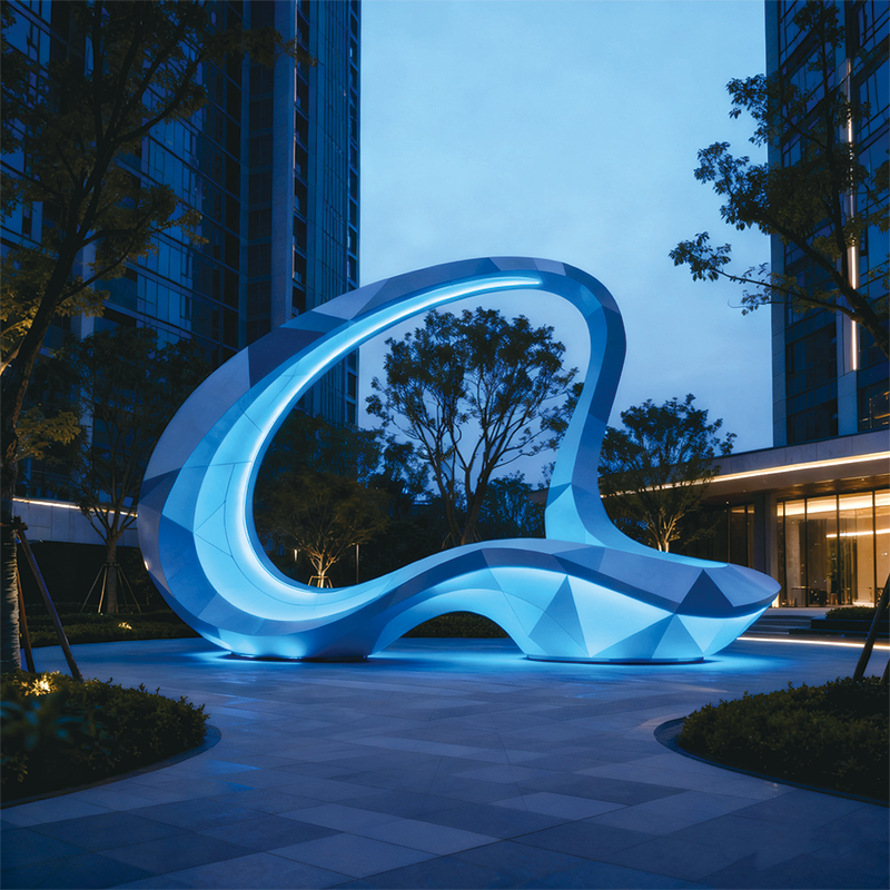 星溪律动之环景观装饰装置适合广场、公园、旅游景区、游乐场等地