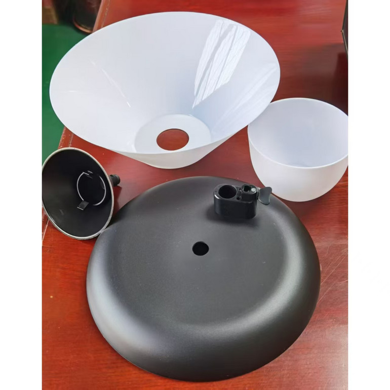 白色黑色简约室内用灯罩