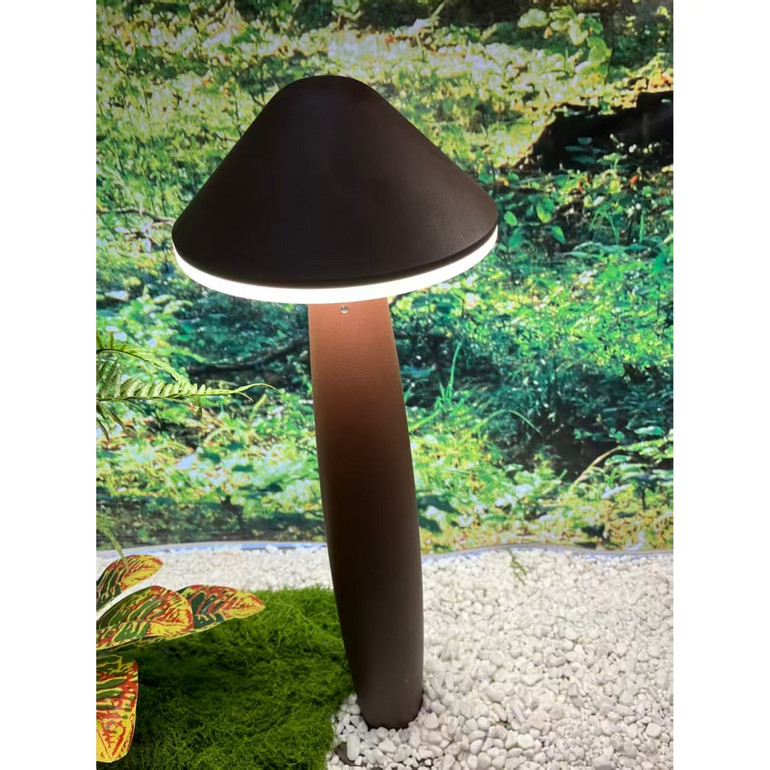 新款黑色飞碟蘑菇灯