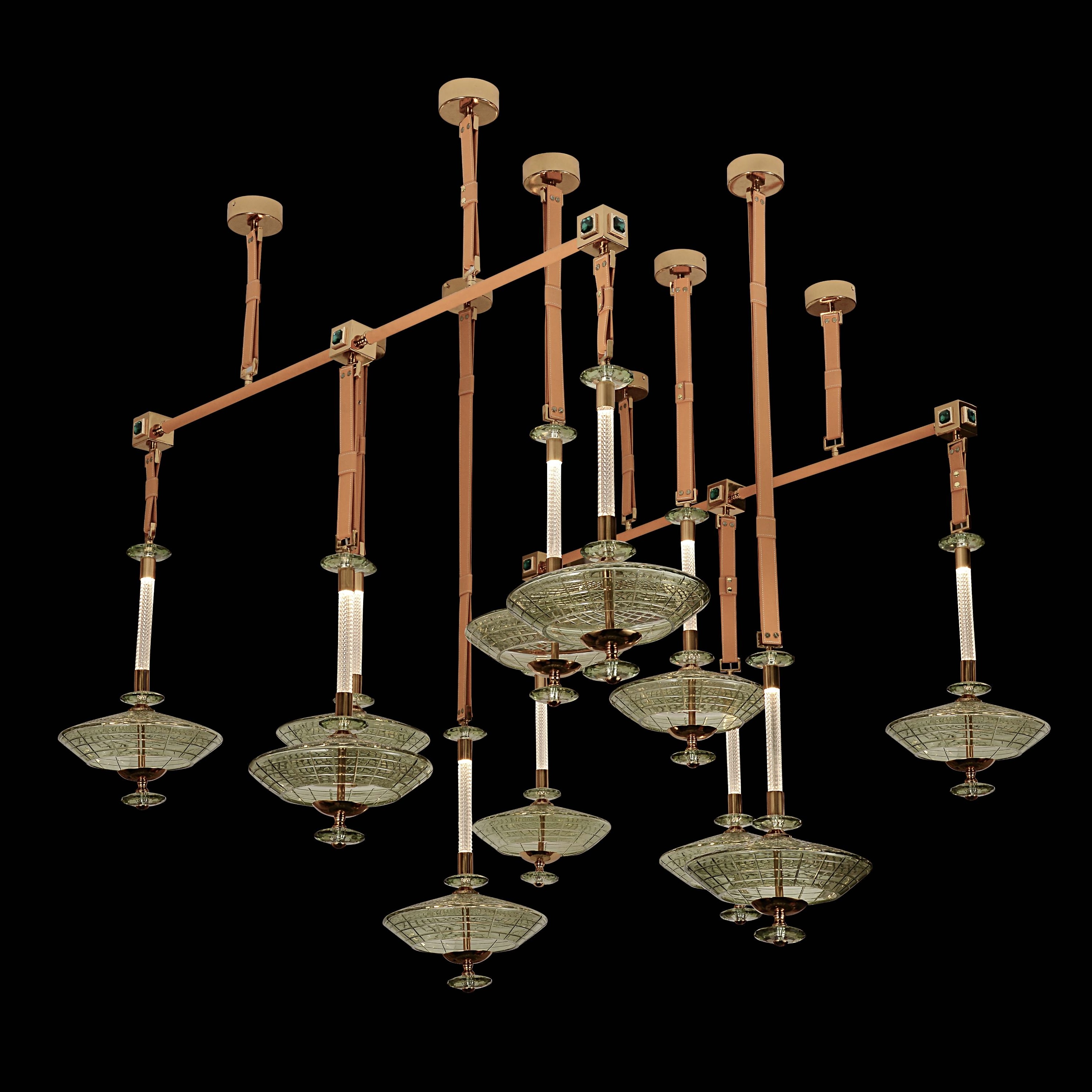 Customized high-end private room decoration chandelier