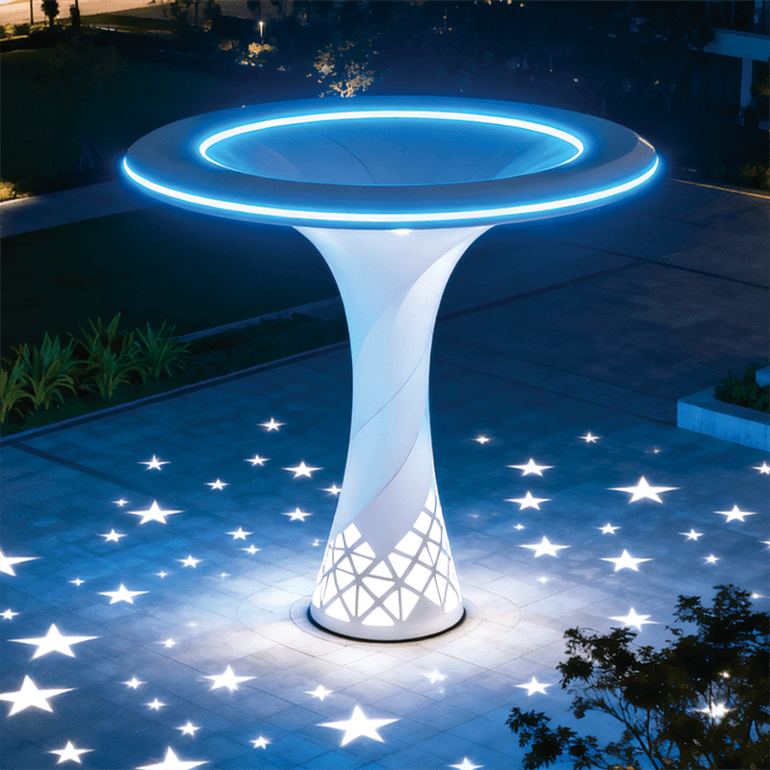 星穹旋音景观装置，适合城市公园、户外艺术广场、户外艺术广场