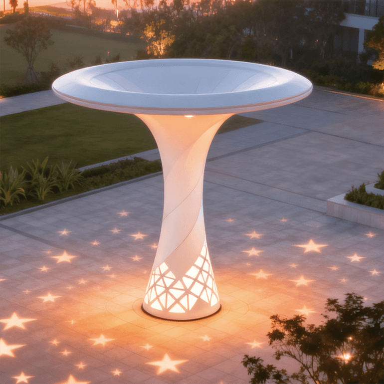 星穹旋音景观装置，适合城市公园、户外艺术广场、户外艺术广场