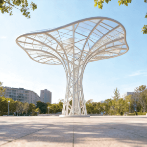 天伞星河景观装置，适合广场、公园、旅游景区、游乐场、商业街等