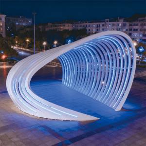 蓝韵旋贝景观，适合大型商业综合体户外广场、滨海 / 滨江景观带