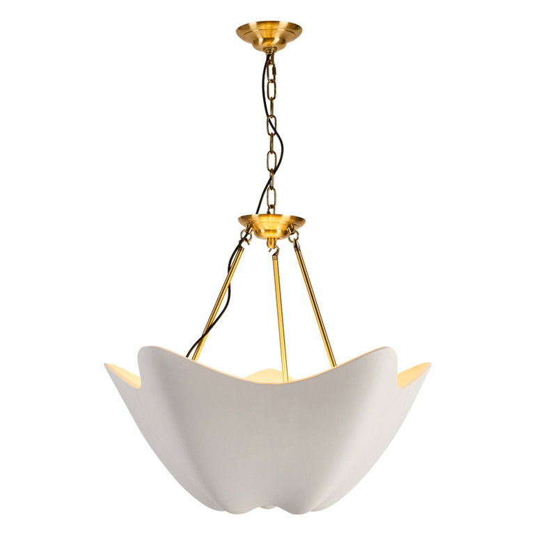 French Retro Villa Gypsum Chandelier