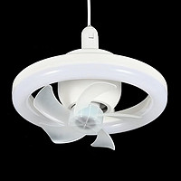 Screw mouth super bright bright circular integrated fan light