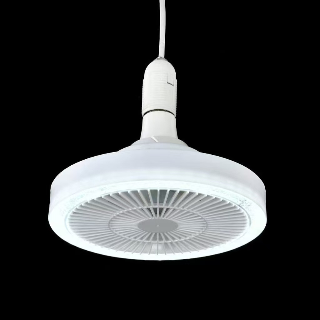 Screw mouth household silent small ceiling fan light