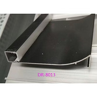 Aluminum alloy luminous light strip with skirting board and LED light slot