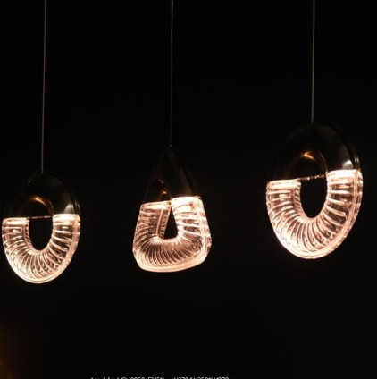 High-end tea restaurant atmosphere chandelier