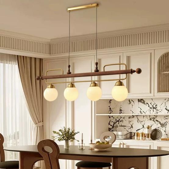 Dining Room Long Chandelier Retro Simple