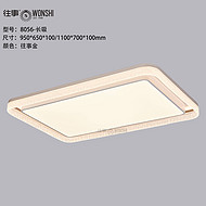 LED resin ceiling light, modern minimalist living room