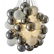 Nordic light luxury diamond shaped glass bubble lamp