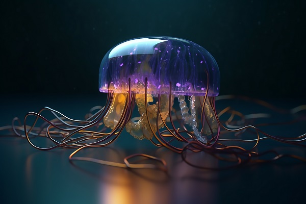 水母灯独特造型与氛围营造