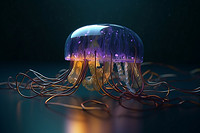 水母灯独特造型与氛围营造