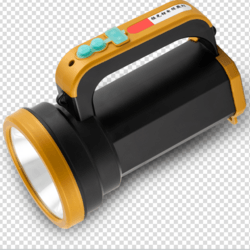 Strong light rechargeable portable flashlight