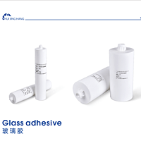 Insulating and sealing glass adhesive for industrial use