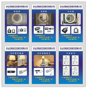 Customizable professional touch switches