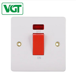 British-gauge double-gang multi-function socket