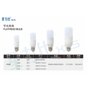 Flat Head Column LED Bulb
