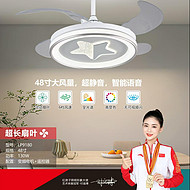 Home living room invisible ceiling fan light