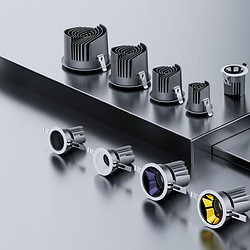 Embedded hill wall washing down light