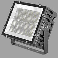 Highlight LED Floodlight in factory workshop