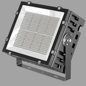 Highlight LED Floodlight in factory workshop