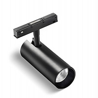 Magnetic rail spotlights