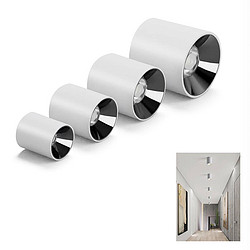 Surface-mounted anti-glare eye protection spotlights