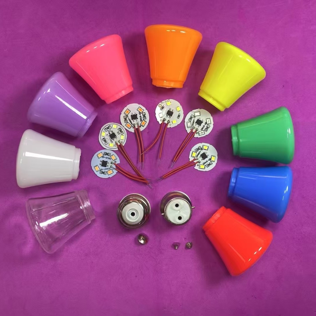 Cup-shaped colored ambient lighting