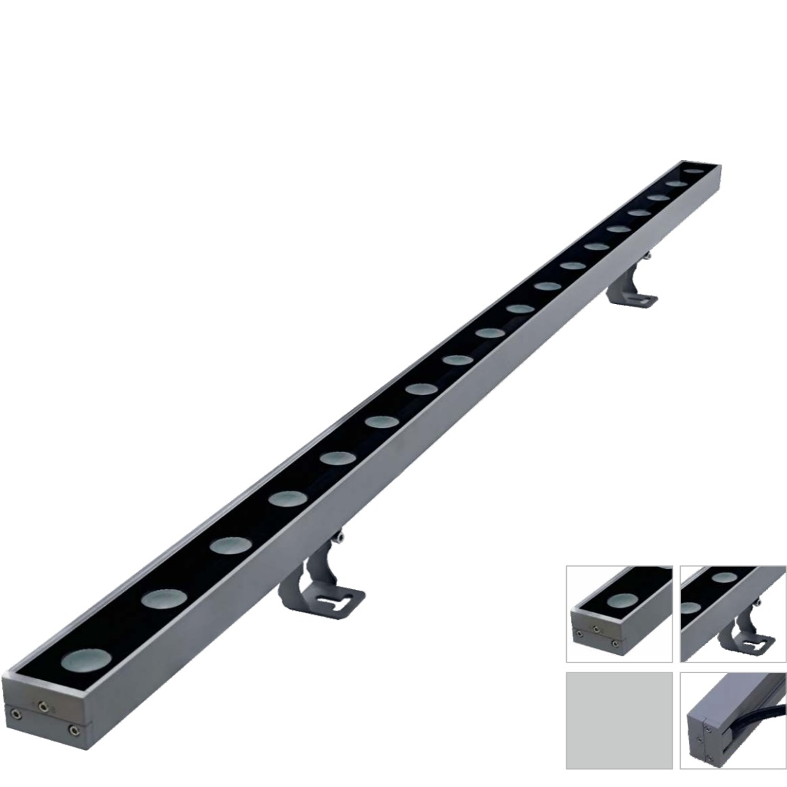 Nail-free installation atmosphere wall washer