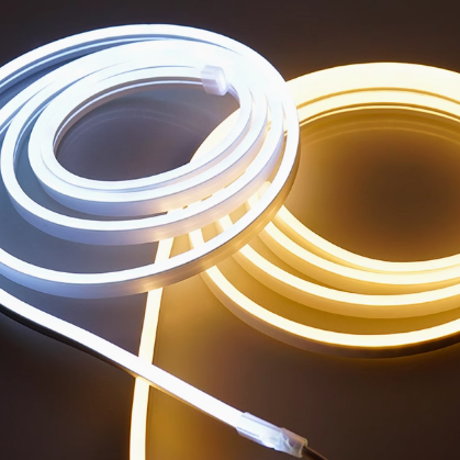 Yellow and white outdoor rainproof light strip