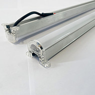 Slotted open line lamp