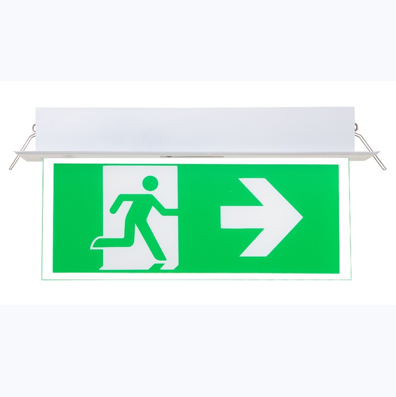 Exit escape embedded indicator light