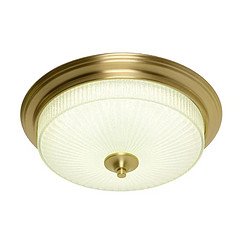 American style all copper minimalist ceiling light, room bedroom light