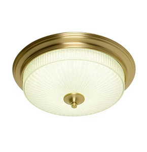 American style all copper minimalist ceiling light, room bedroom light