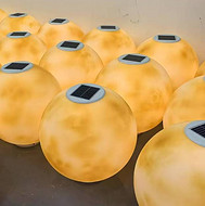 Moon lights outdoor solar lawn lights