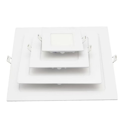 Recessed bezel-less panel lights