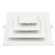 Recessed bezel-less panel lights