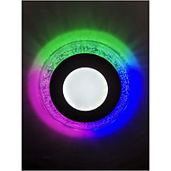 Ceiling changing coloured crystal downlights