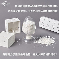 lame-Retardant ABS/PVC Alloy Granules HM-410 for Electrical Outlet Strips and Household Appliance Cases