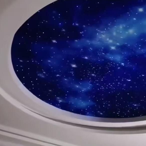 Net Red Star Sky Ceiling
