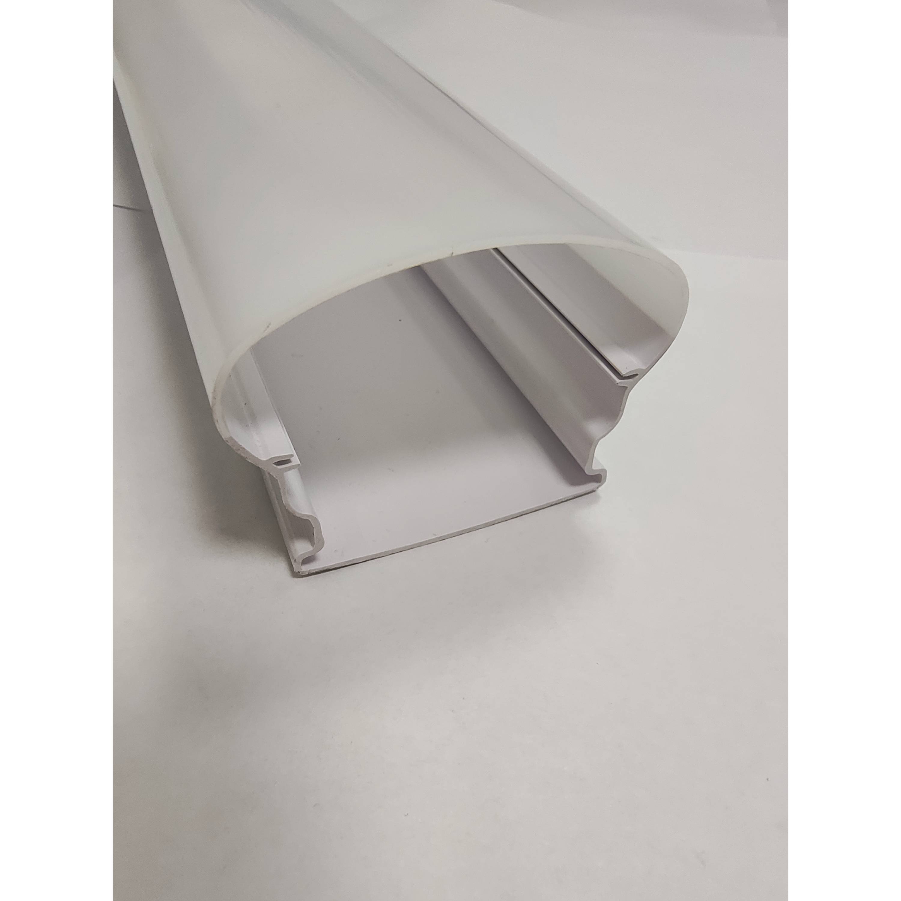 Triangular aluminum alloy embedded U-shaped light trough